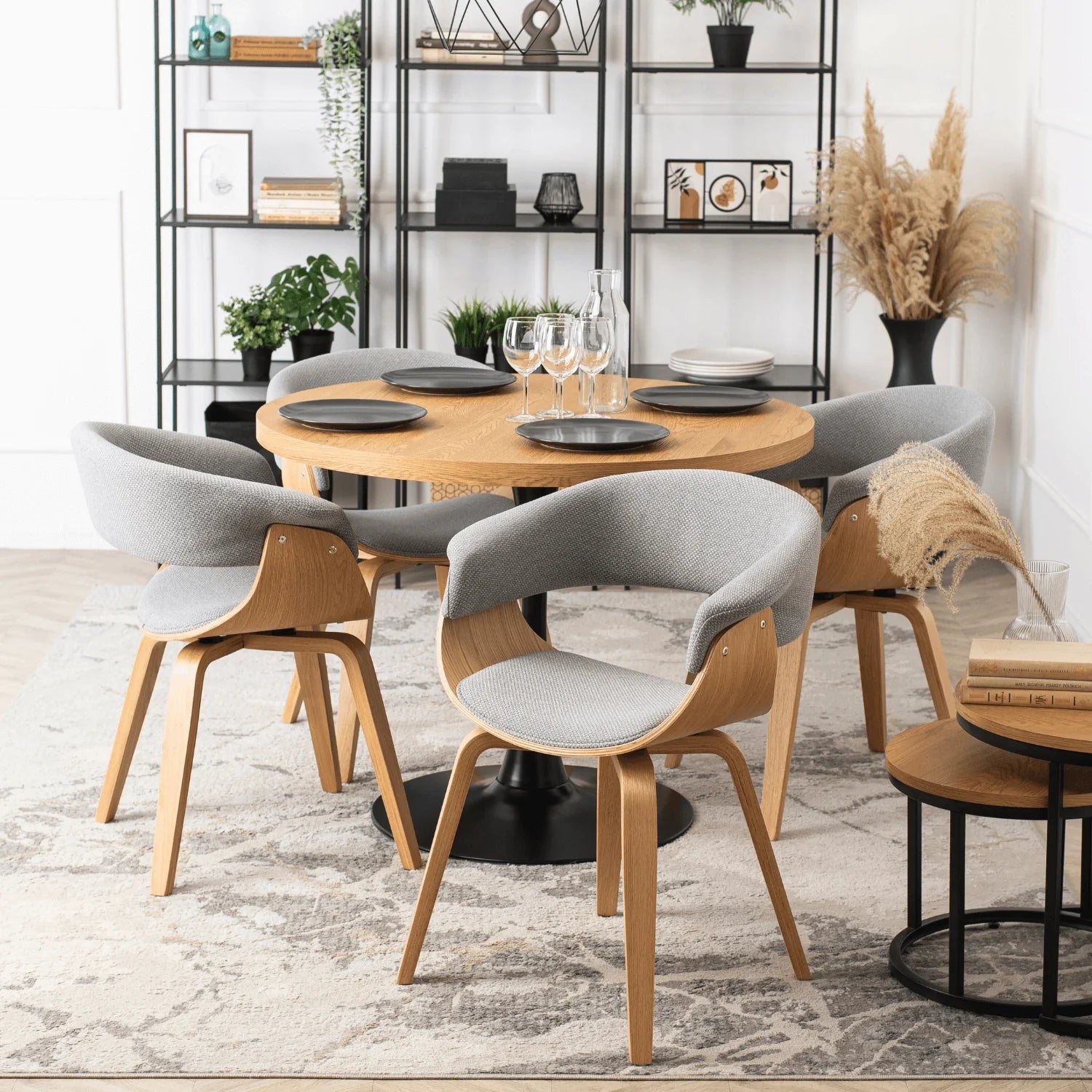 Elite GARY 2 Grey/Golden Oak Chair – A Perfect Blend of Style & Comfort