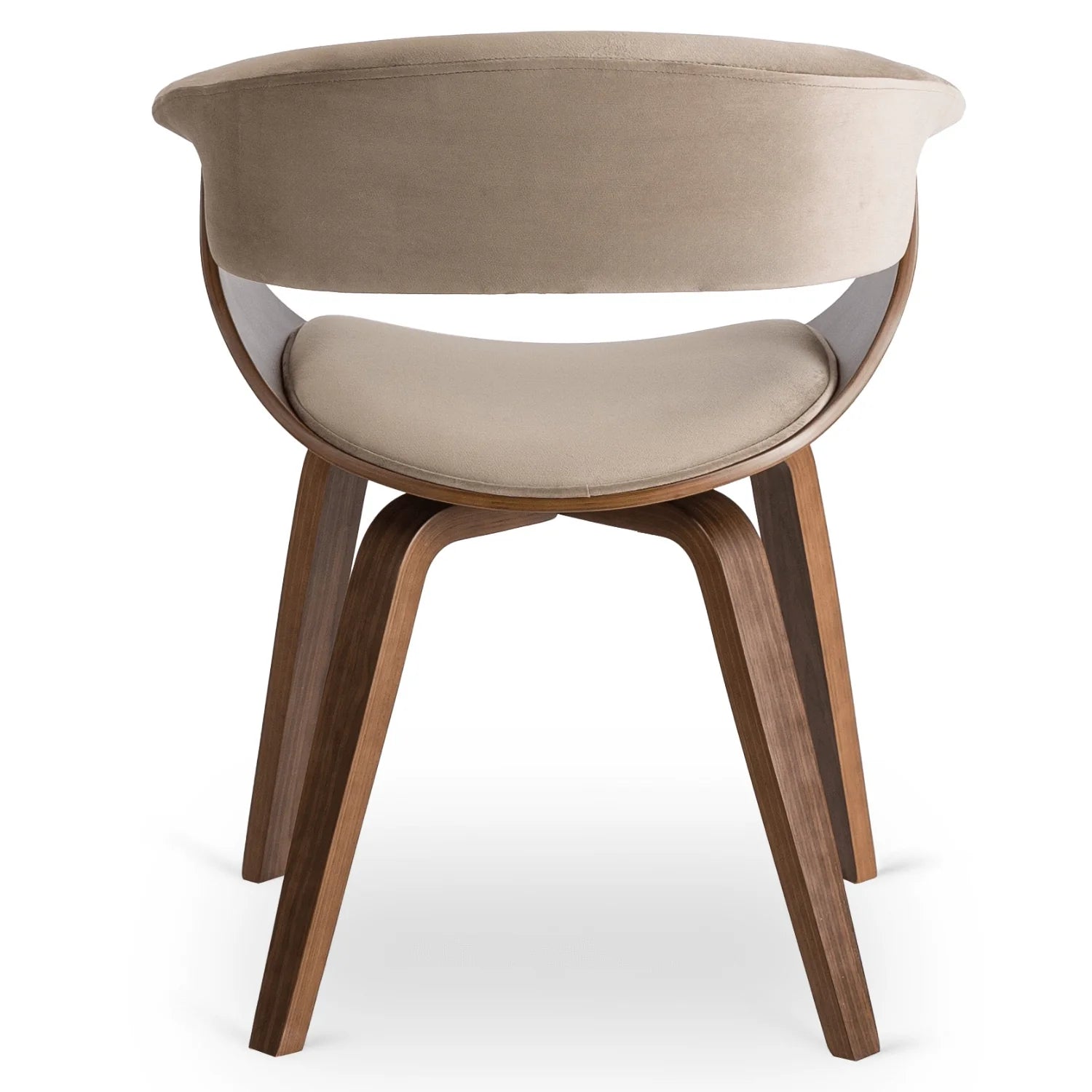 Elite GARY Beige/Walnut Chair – A Timeless Fusion of Comfort & Elegance
