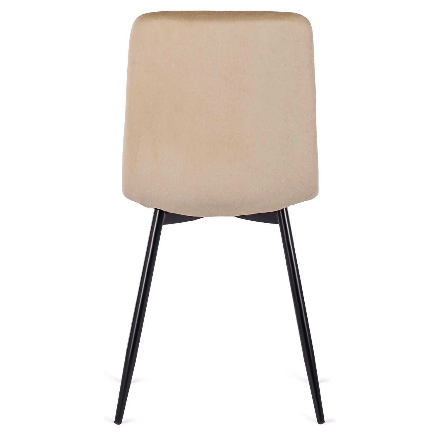 Elite IBIS Beige Velvet Chair – A Touch of Modern Elegance