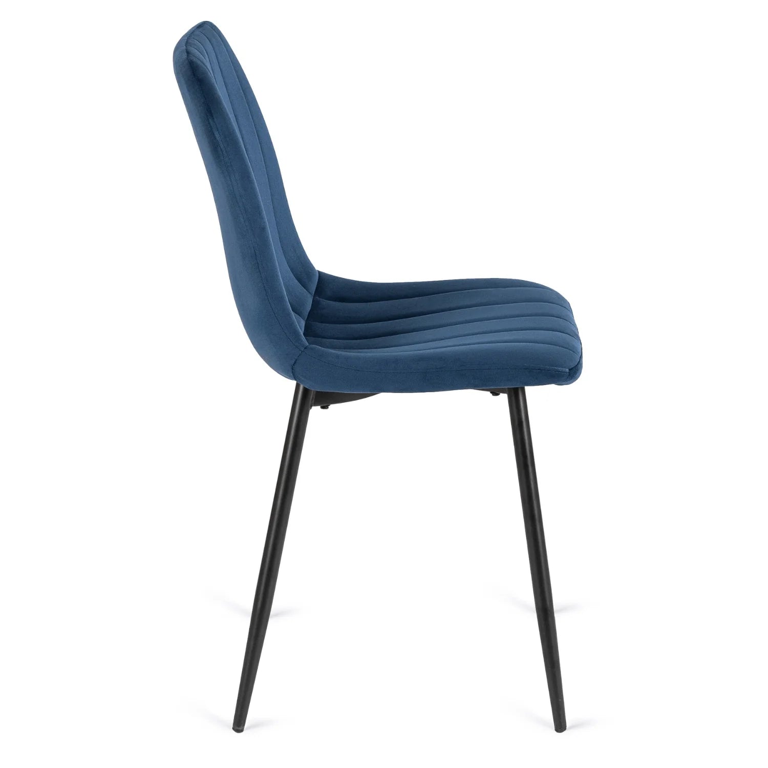 Elite IBIS Navy Blue Velvet Chair – Timeless Elegance & Supreme Comfort