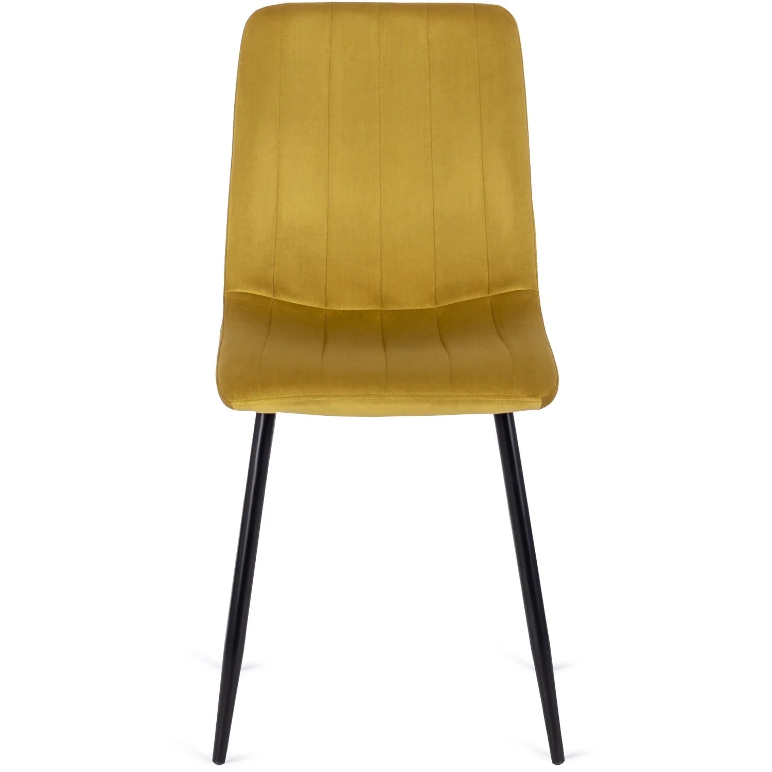 Elite IBIS Mustard Velvet Chair – Contemporary Elegance & Supreme Comfort