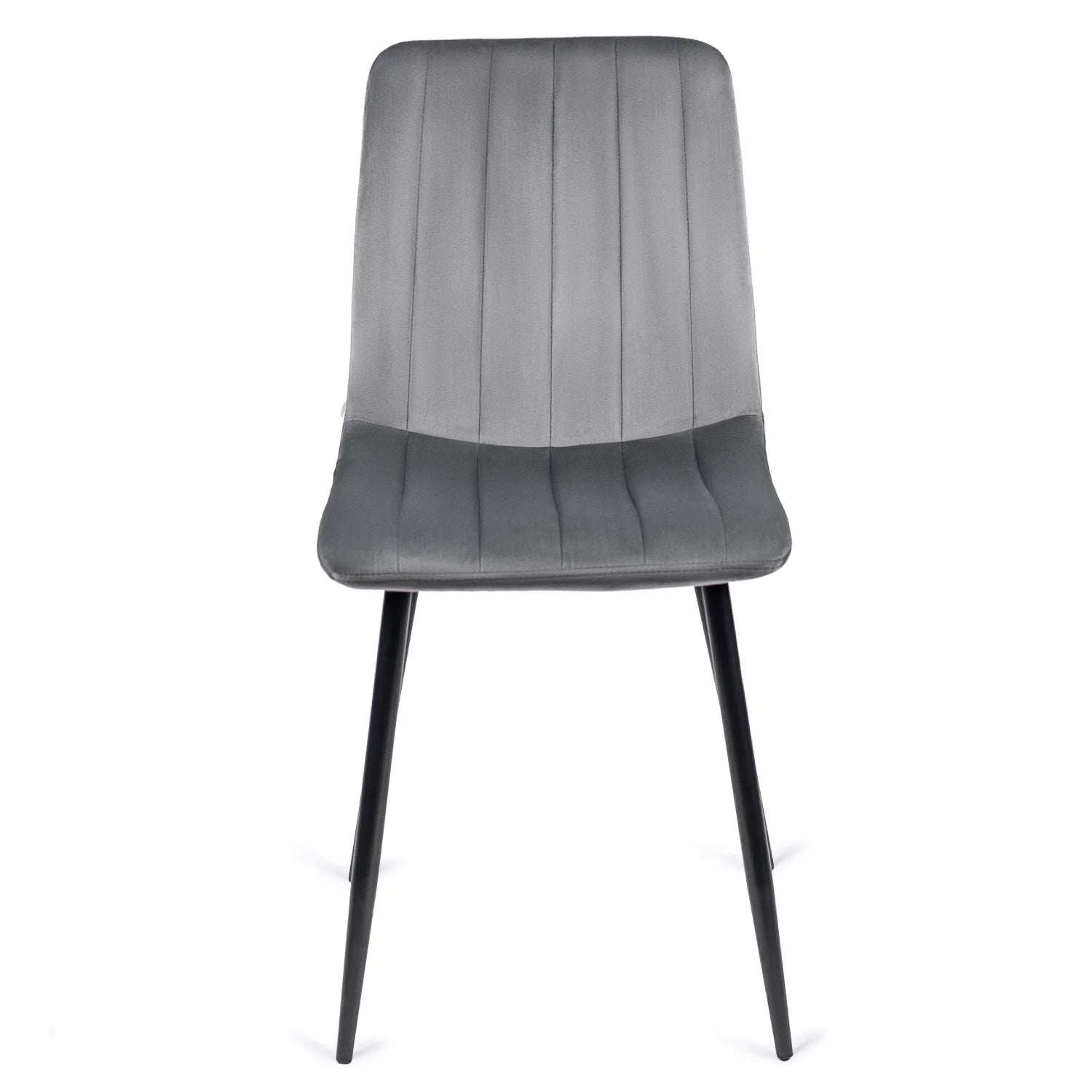 Elite IBIS Grey Velvet Chair – Modern Comfort & Timeless Style