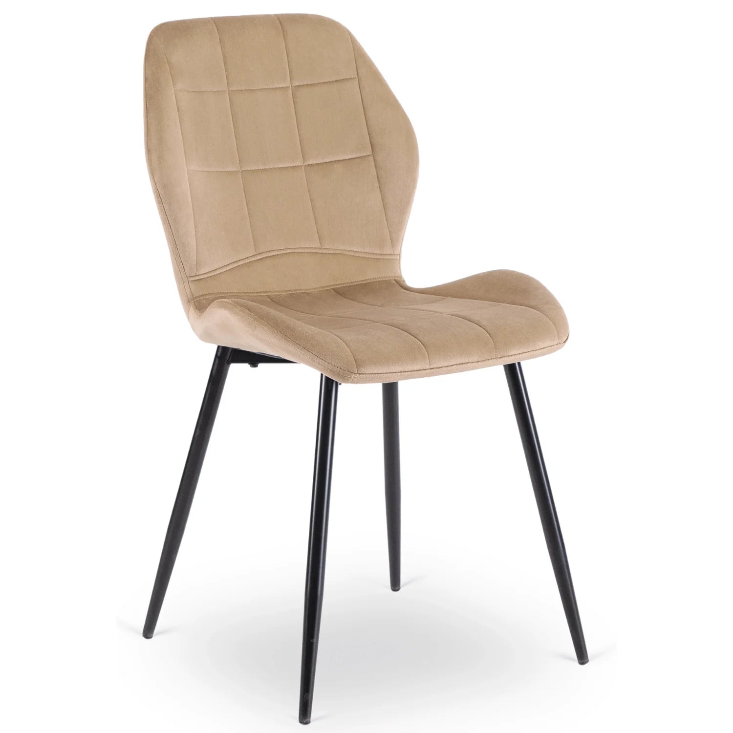 Elite IRYS Beige Velour Chair – A Perfect Blend of Comfort & Elegance