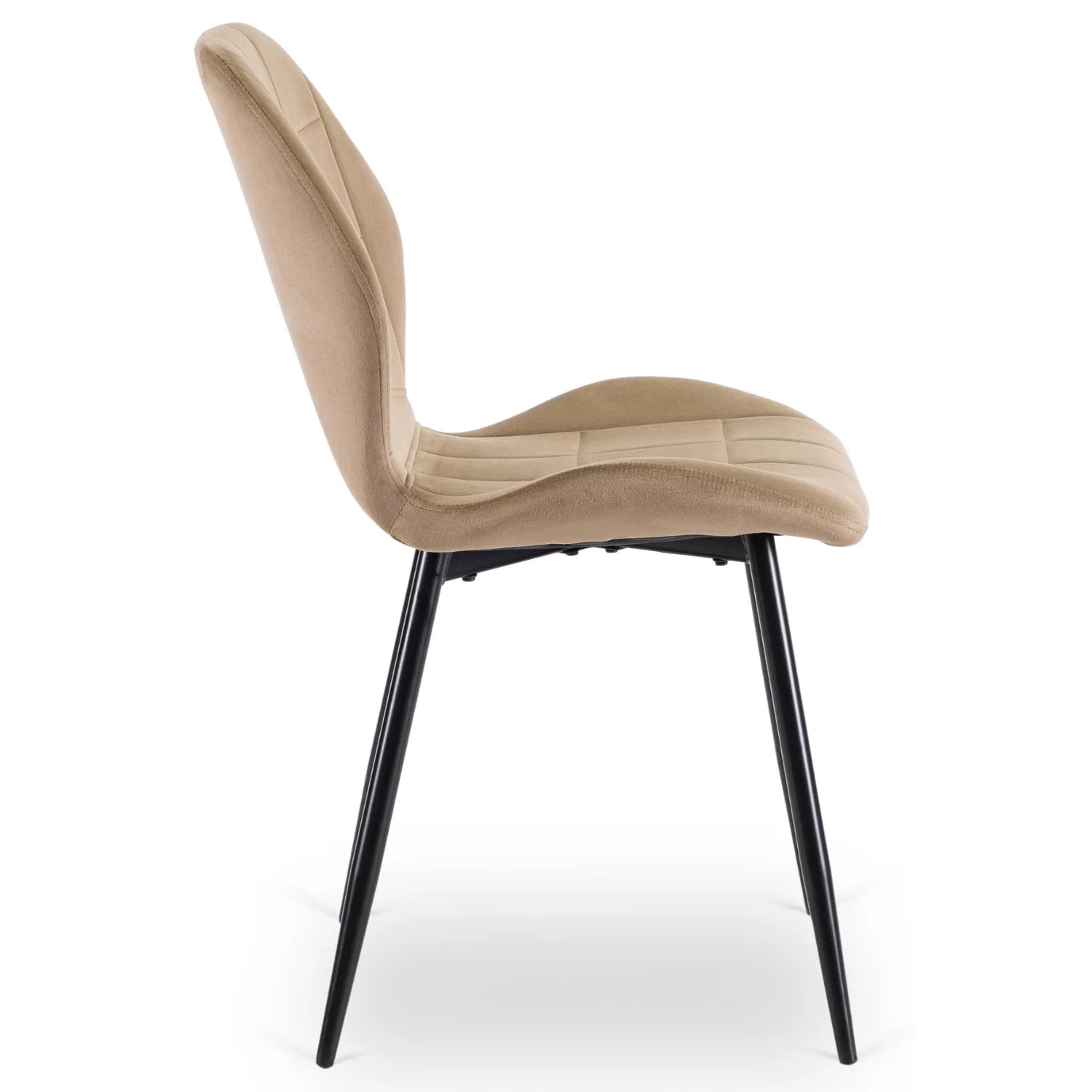 Elite IRYS Beige Velour Chair – A Perfect Blend of Comfort & Elegance