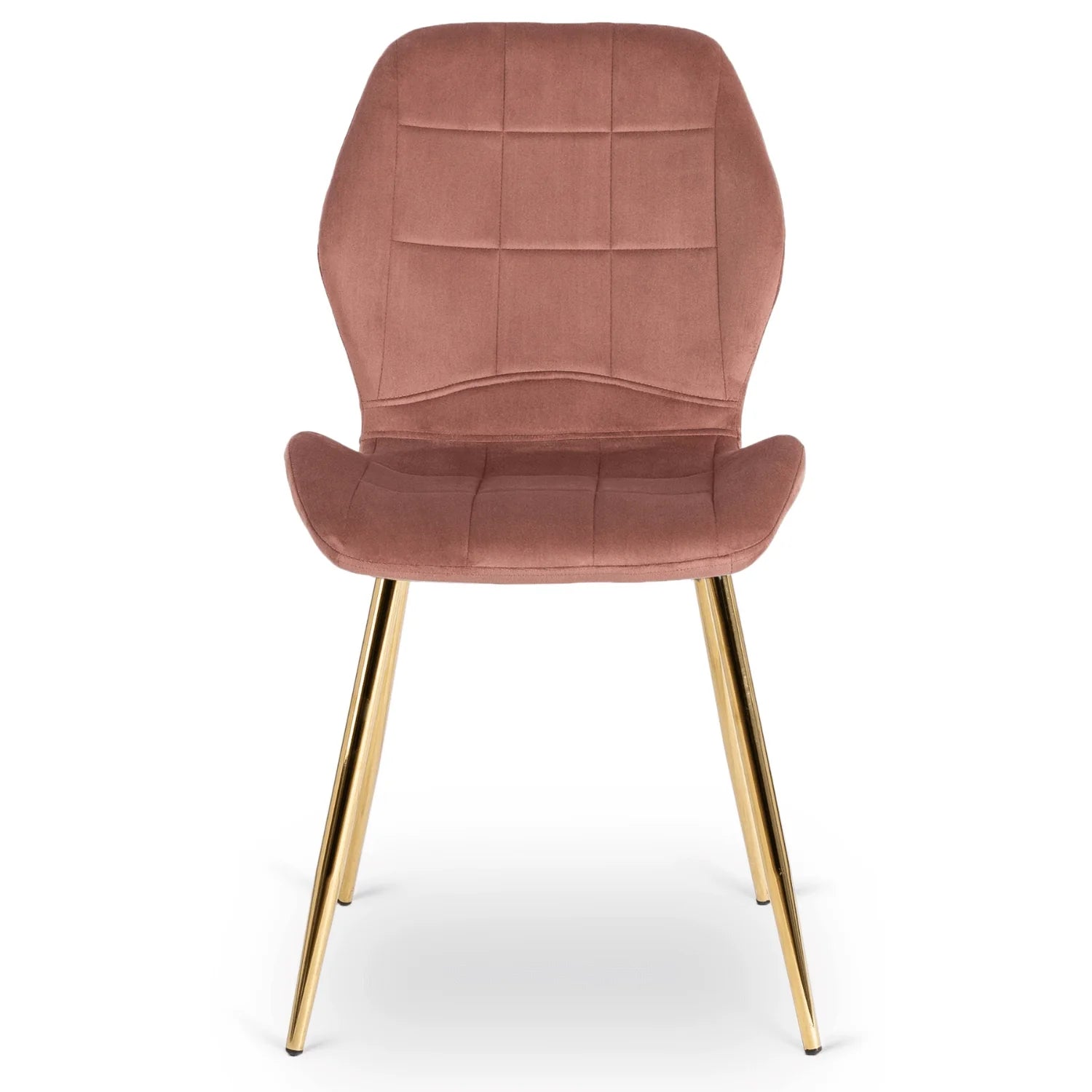 Elite IRYS Pink Velour Chair with Gold Legs – A Statement of Glamour and Comfort