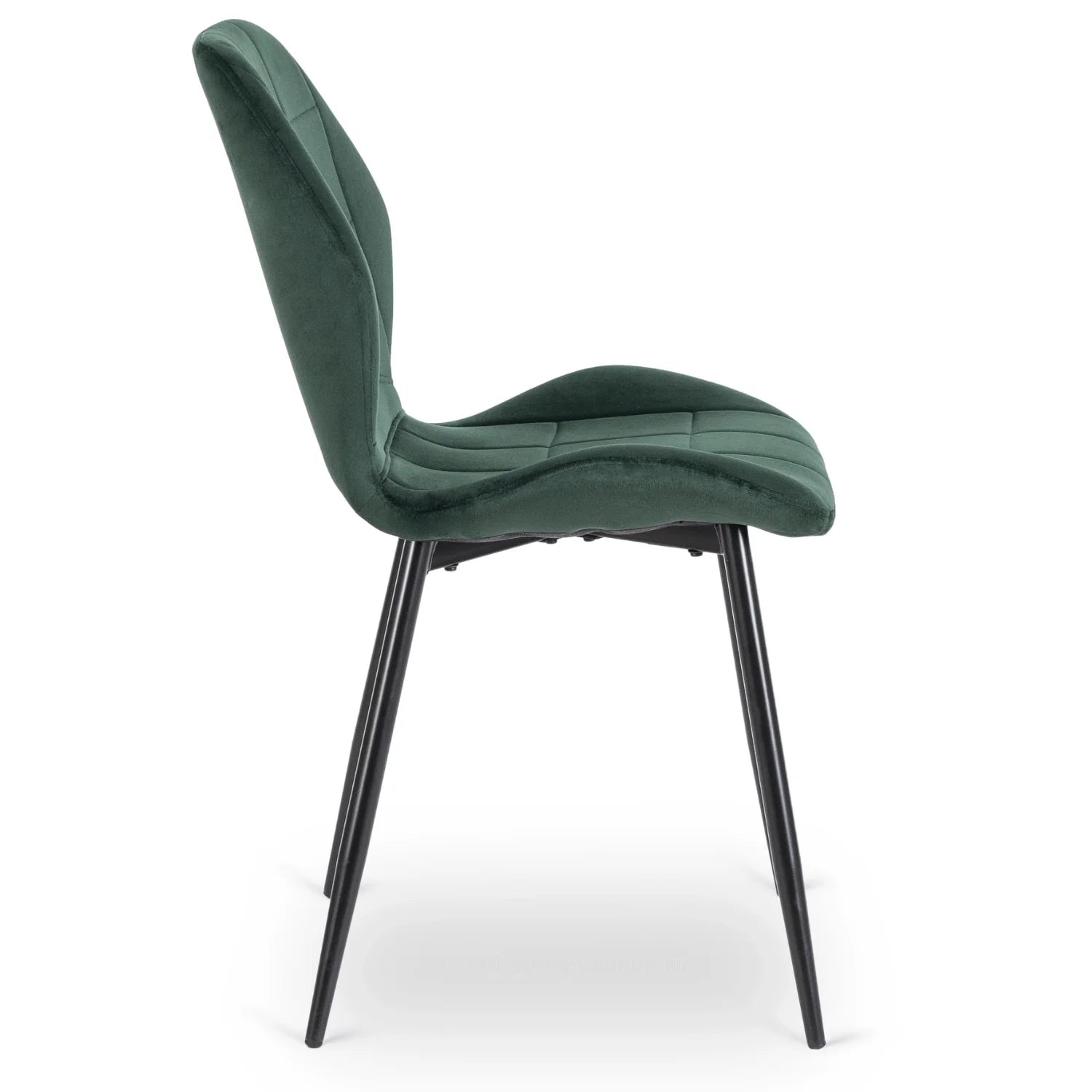 Elite IRYS Grüner Veloursstuhl – Ein Hauch von Luxus und Komfort