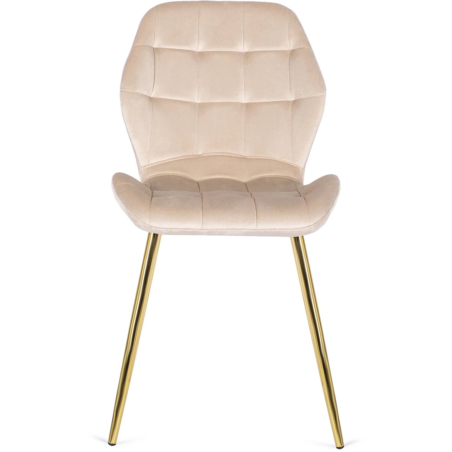 Elite LUCKY Cream Velvet Chair – Elegant Luxury for Your Space