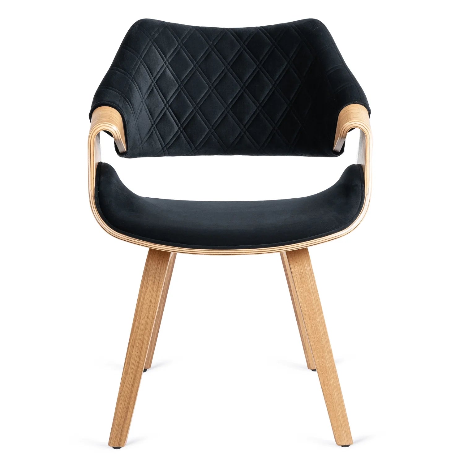 Elite LUISE Black Velvet Chair – A Fusion of Elegance and Comfort