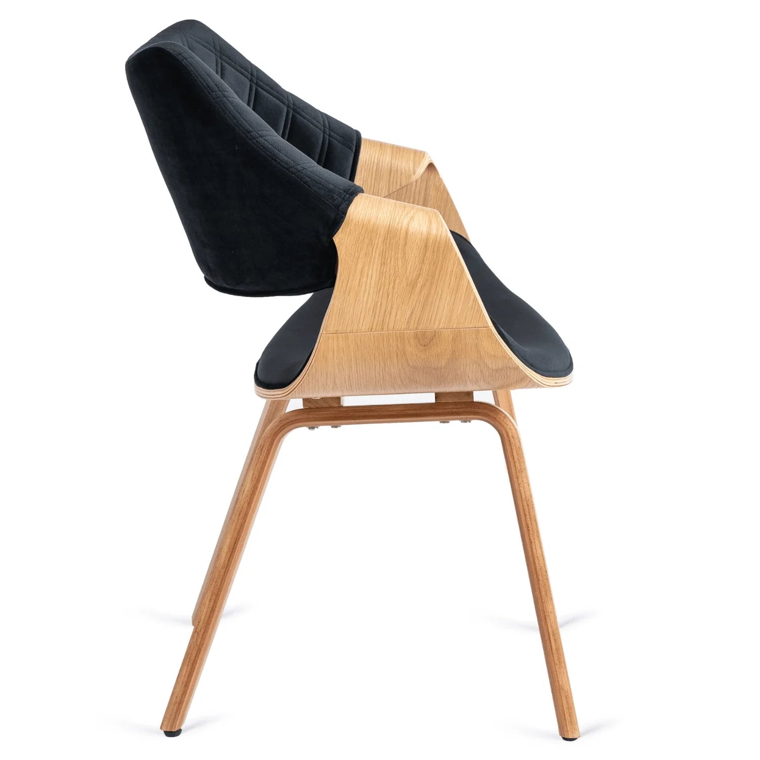 Elite LUISE Black Velvet Chair – A Fusion of Elegance and Comfort