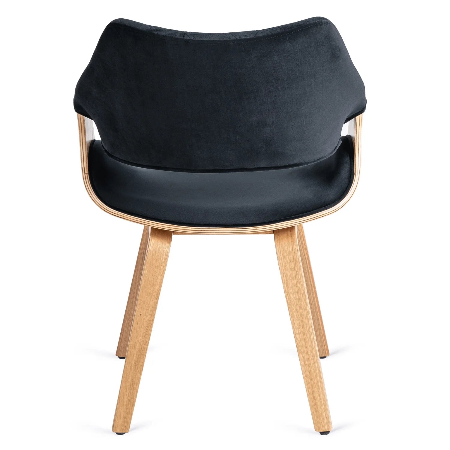 Elite LUISE Black Velvet Chair – A Fusion of Elegance and Comfort