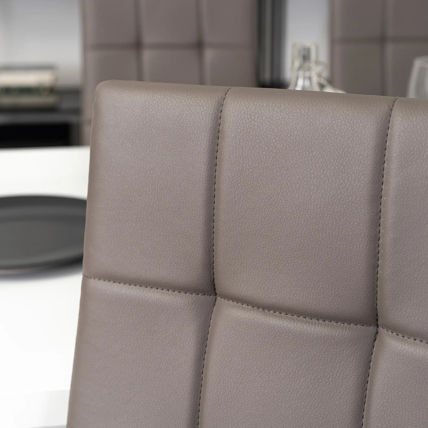 Elite MOLLY Chair – Gray Faux Leather