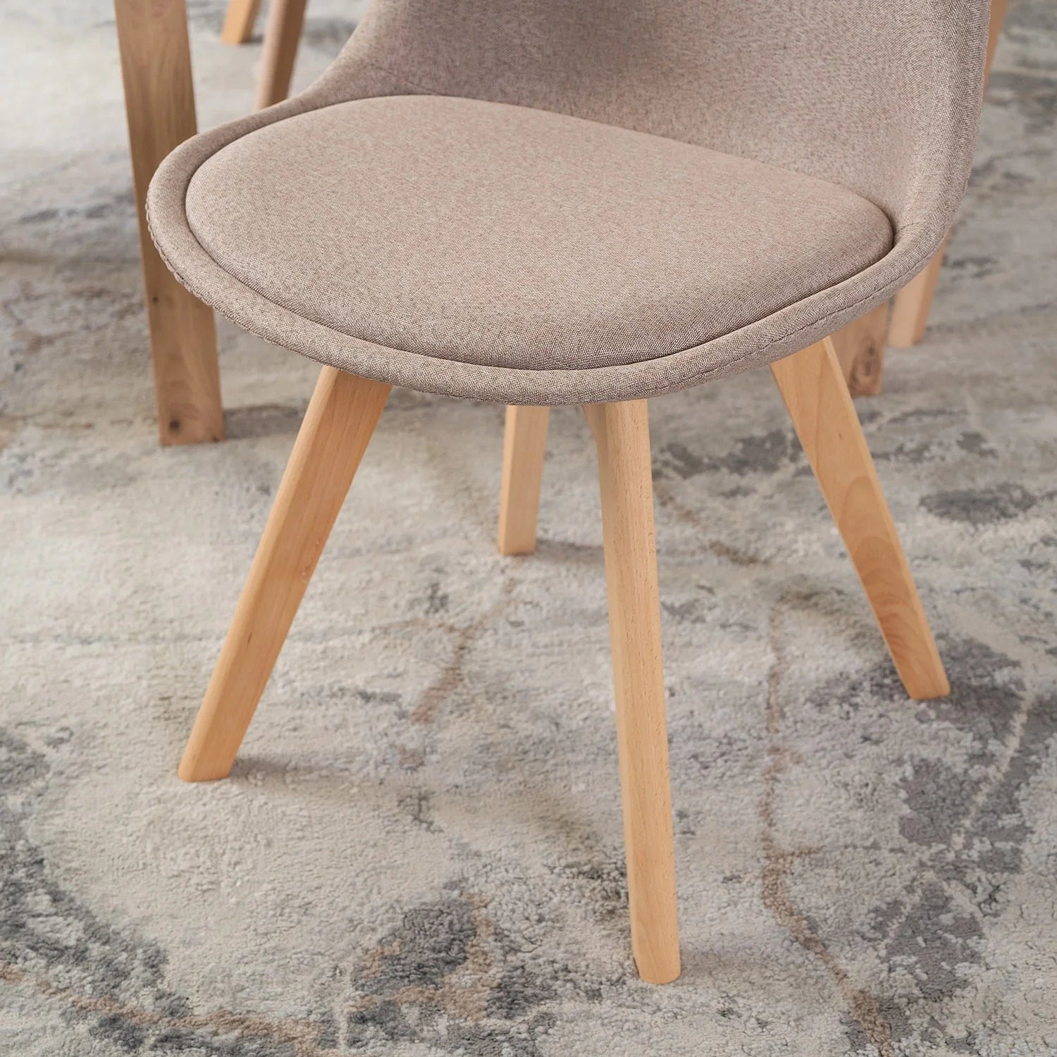 Elite NEVEL Beige Chair – Timeless Elegance & Comfort