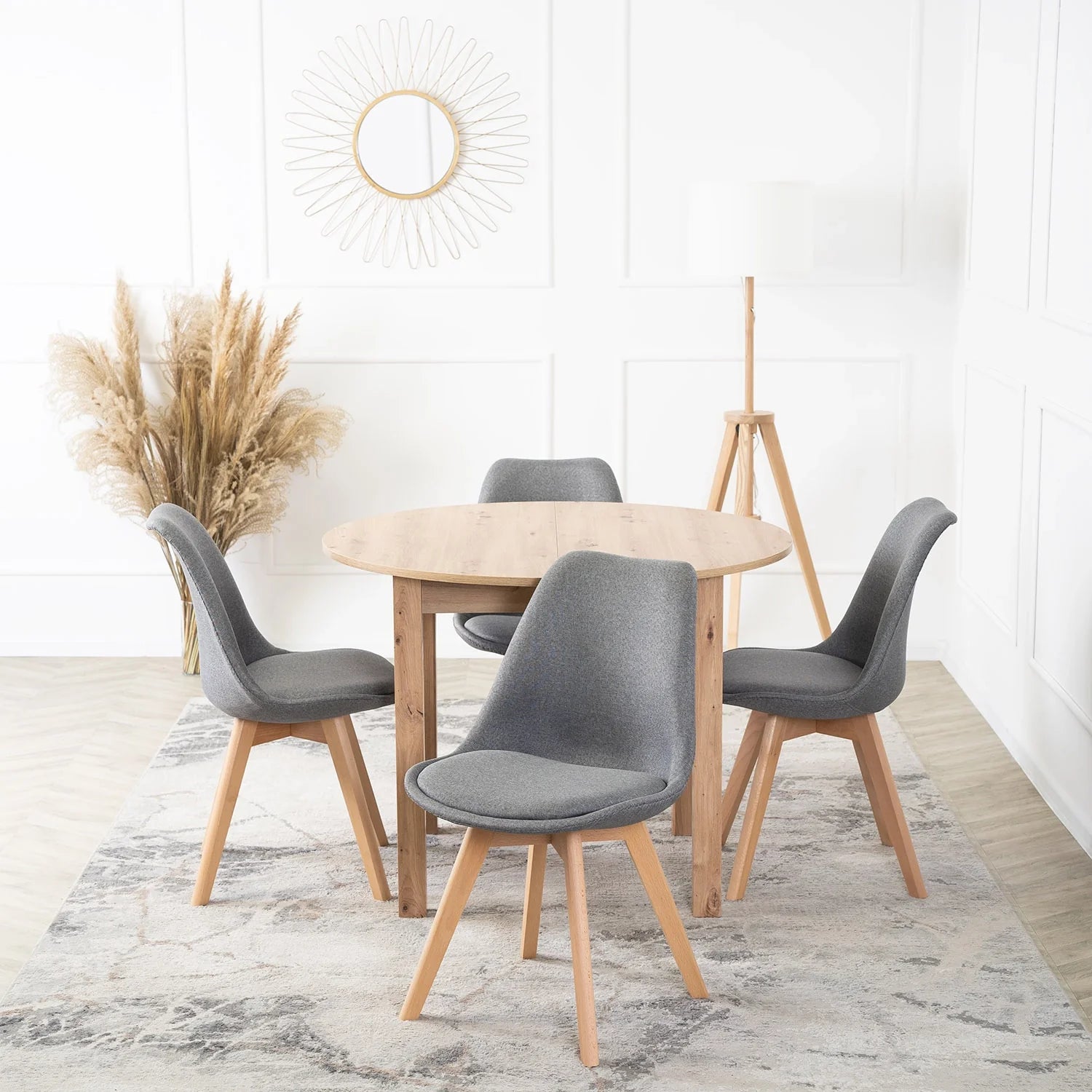 Elite NEVEL Grey Chair – Minimalist Comfort & Style