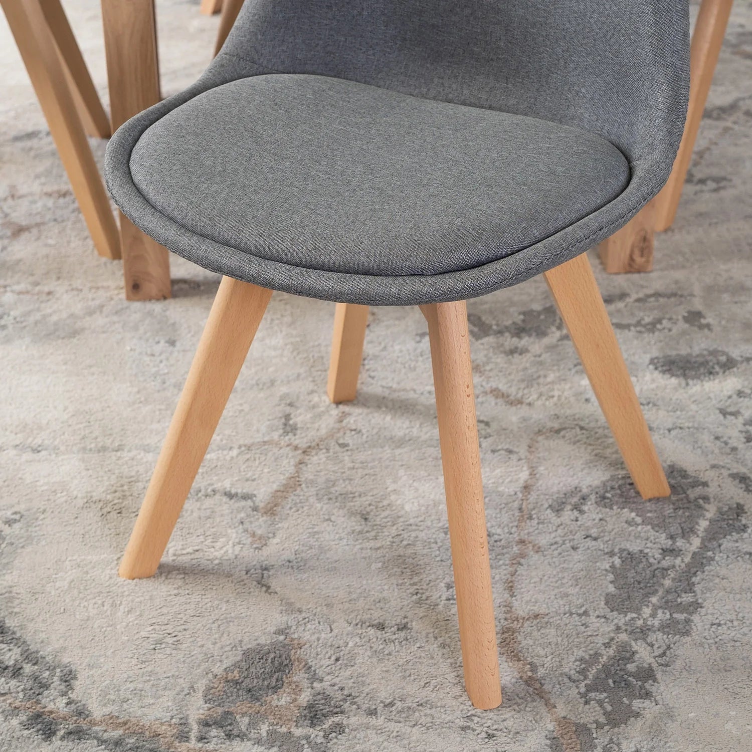 Elite NEVEL Grey Chair – Minimalist Comfort & Style
