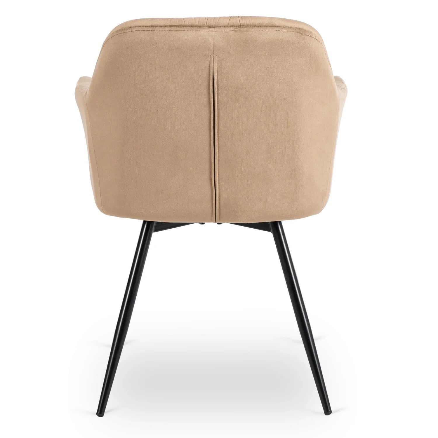 Elite IDA Swivel Chair – Luxurious Beige Velvet Comfort