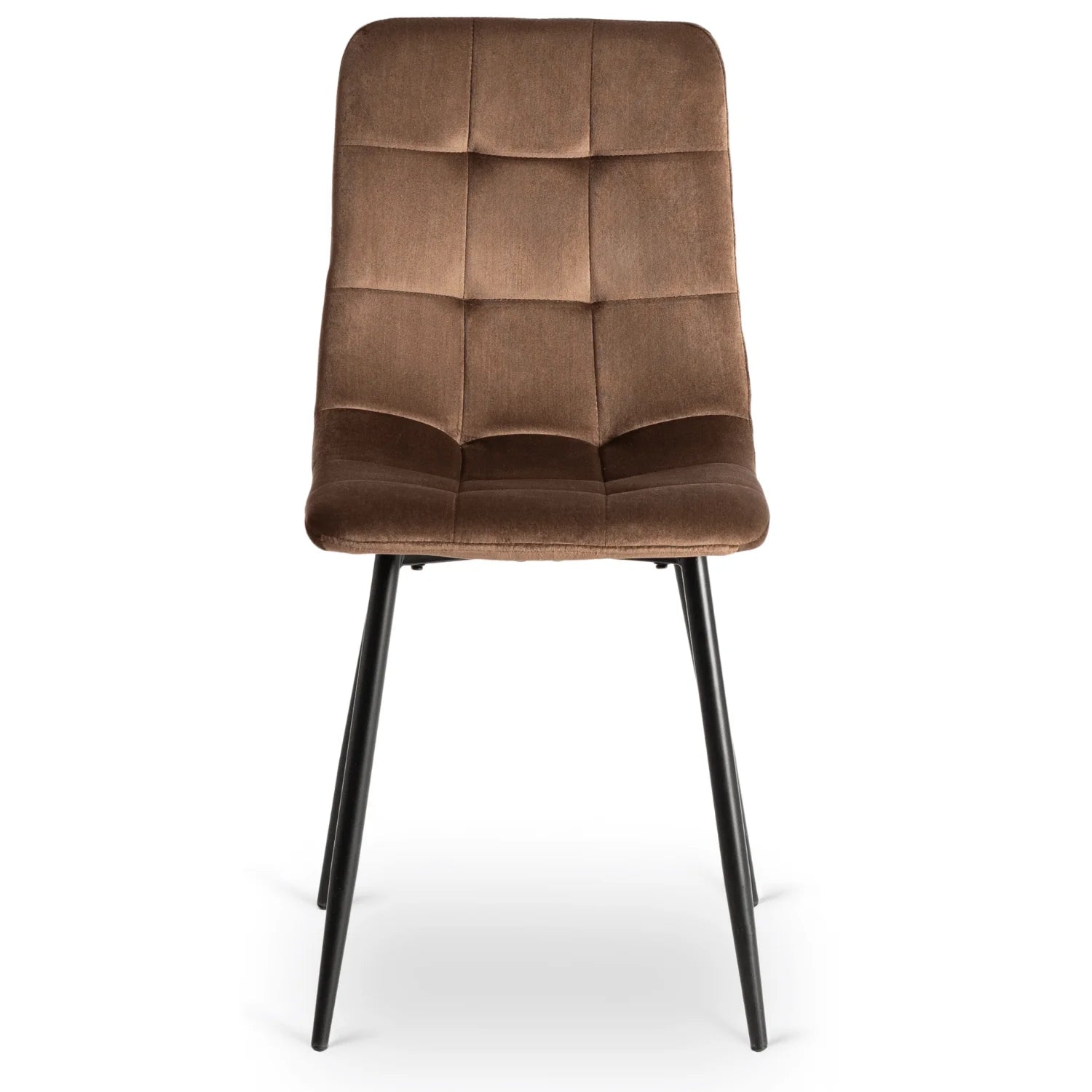 Elite PERU Brown Velvet Chair – Classic Elegance with Supreme Comfort