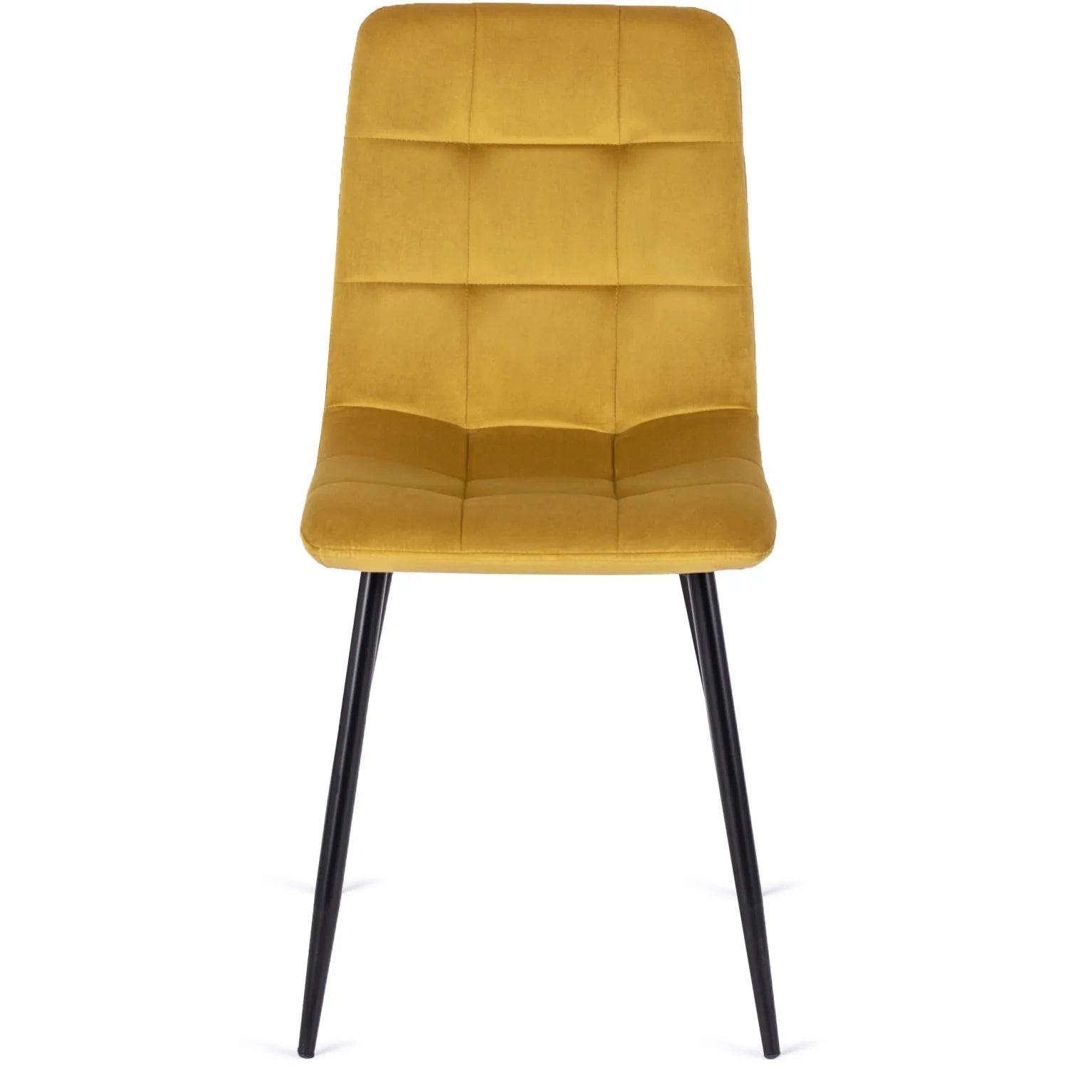 Elite PERU Mustard Velvet Chair – A Bold Statement of Style and Comfort