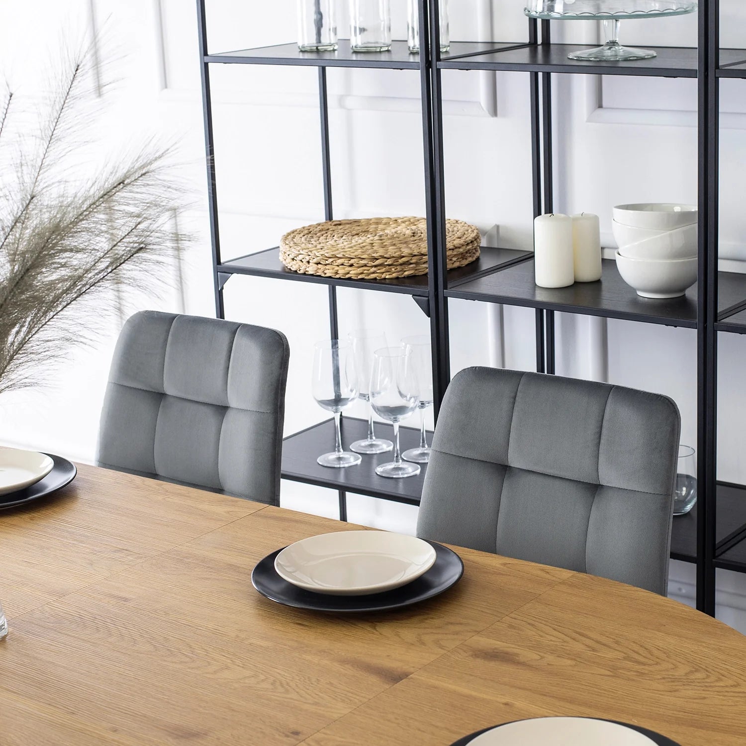 Elite PERU Grey Velvet Chair – Modern Elegance & Supreme Comfort