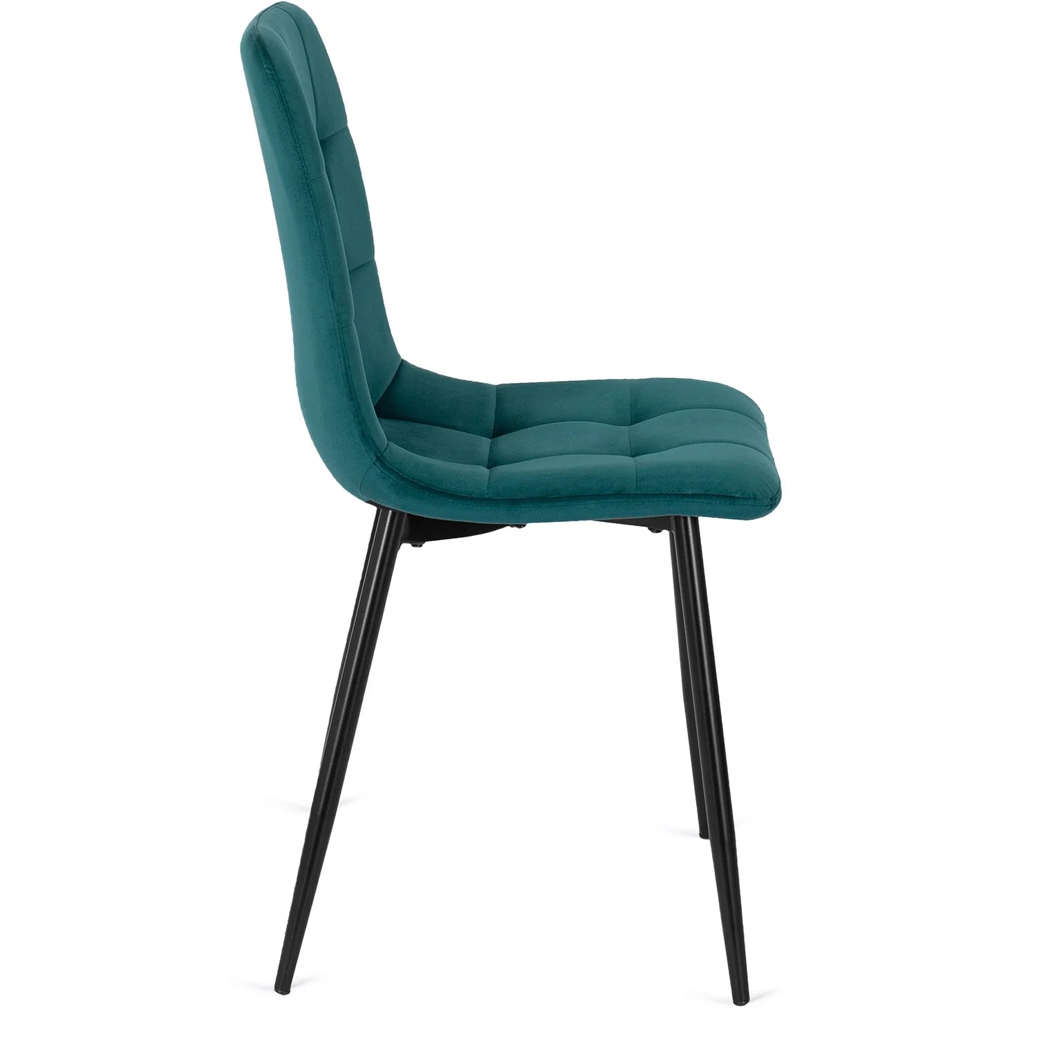 Elite PERU Turquoise Velvet Chair – A Stylish Pop of Color and Comfort