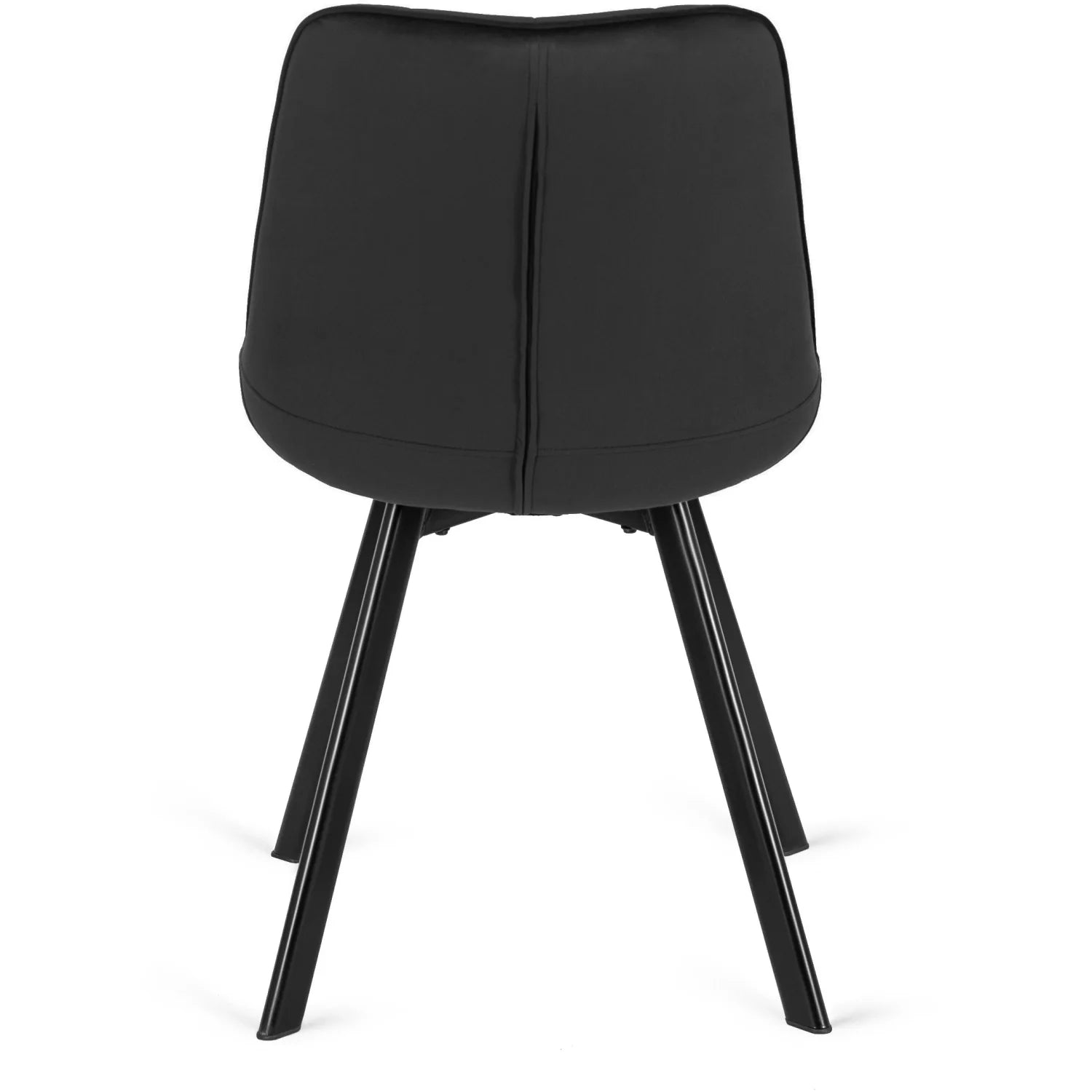 Elite RICK Black Velvet Chair – A Fusion of Elegance and Comfort
