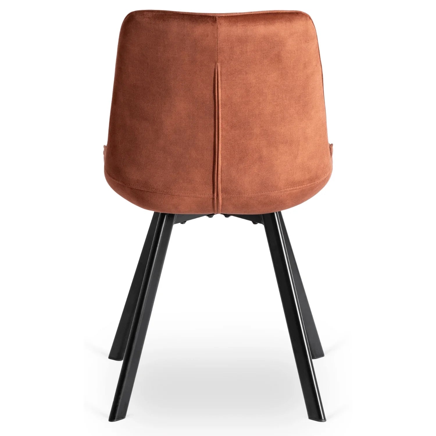 Elite RICK Rust Velvet Chair – A Statement of Elegance and Comfort