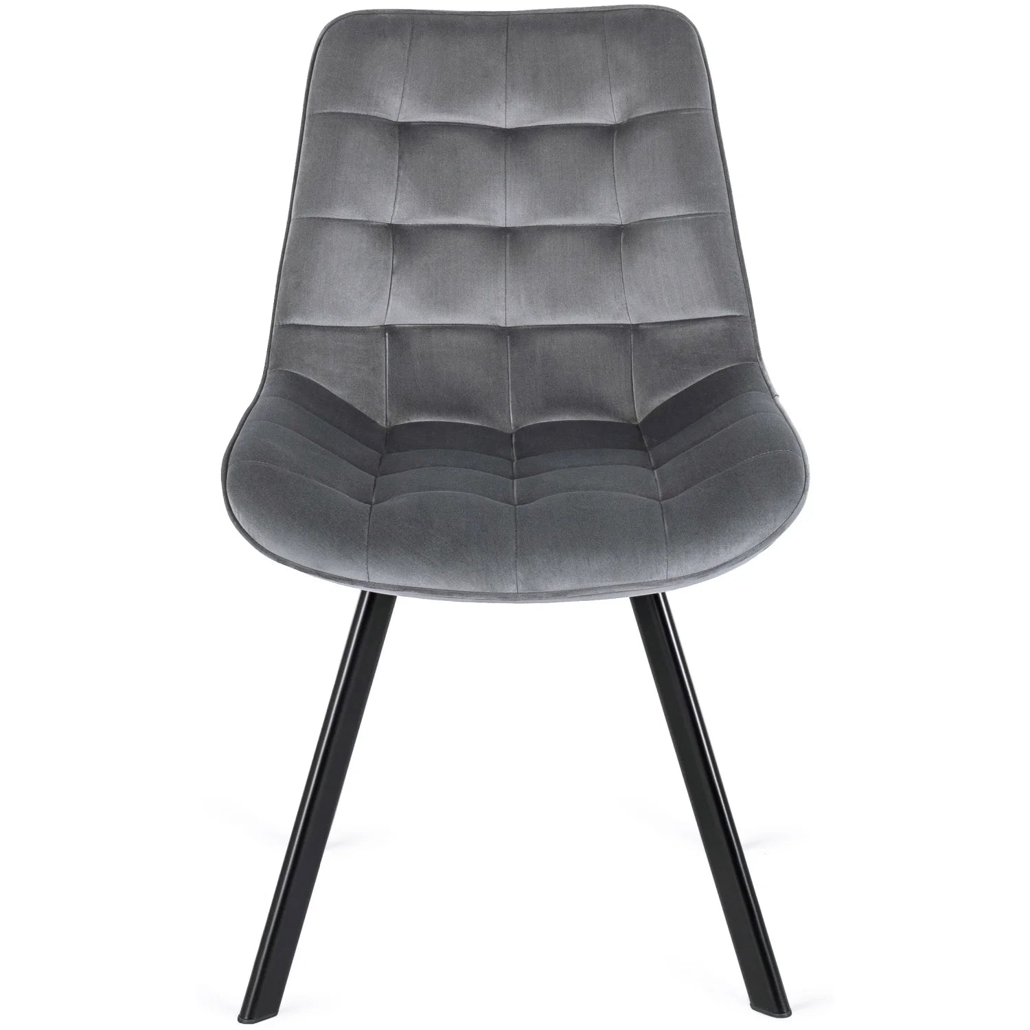 Elite RICK Grey Velvet Chair – Modern Comfort & Style