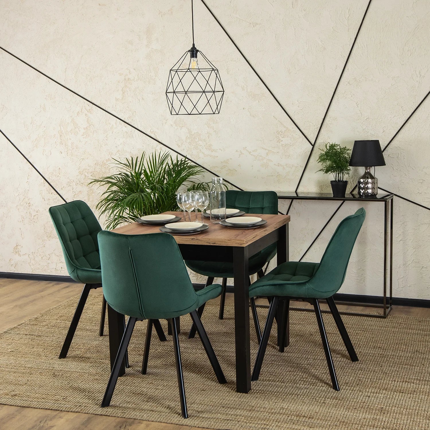 Elite RICK Green Velvet Chair – A Statement of Style and Comfort