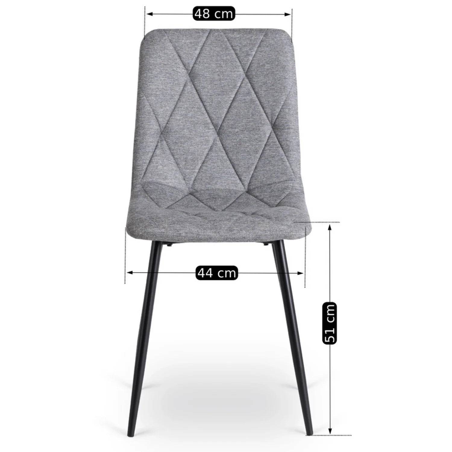 Elite ROBIN 2 Grauer Polsterstuhl – Eine perfekte Mischung aus Stil und Komfort