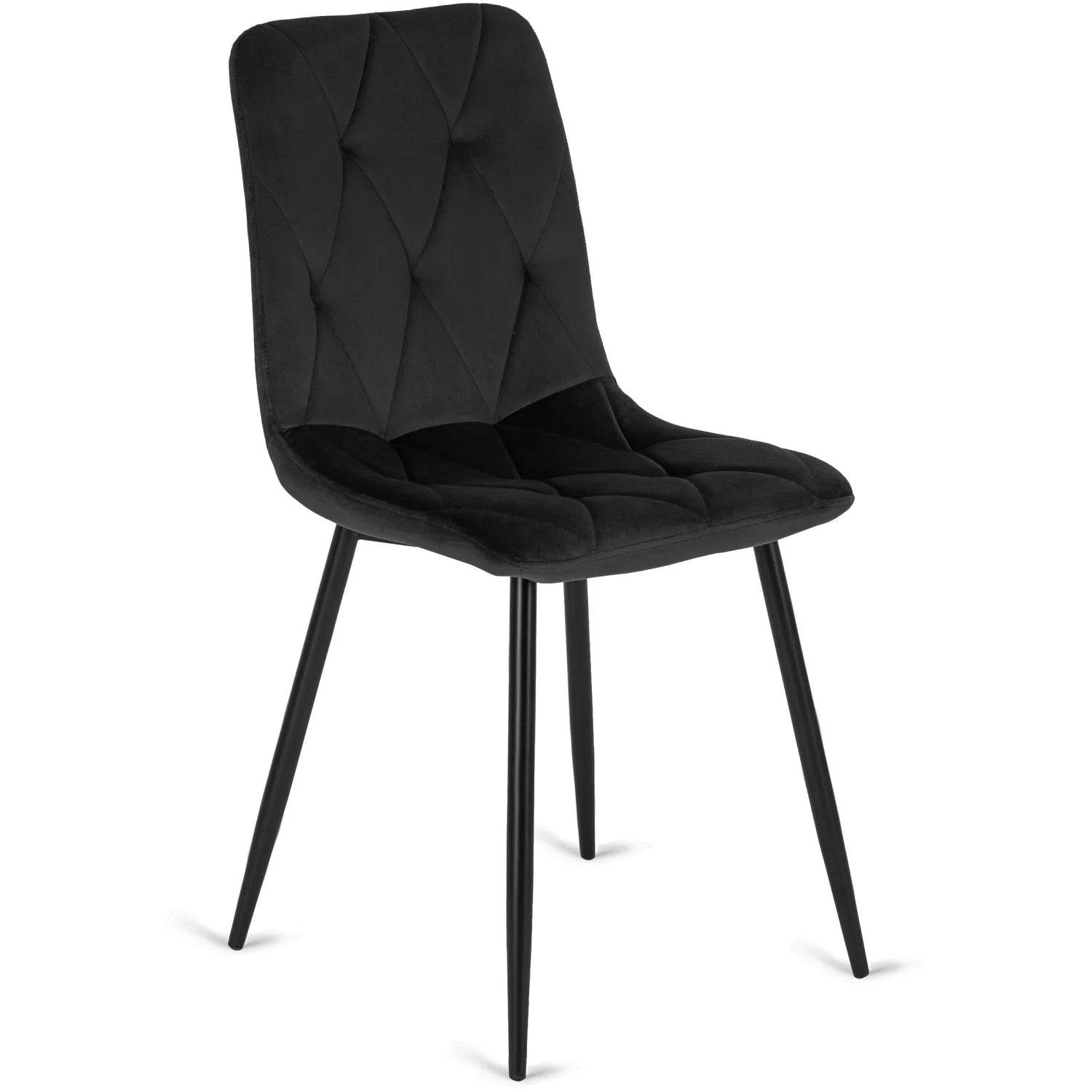 Elite ROBIN Black Velvet Chair – A Timeless Statement of Elegance and Comfort