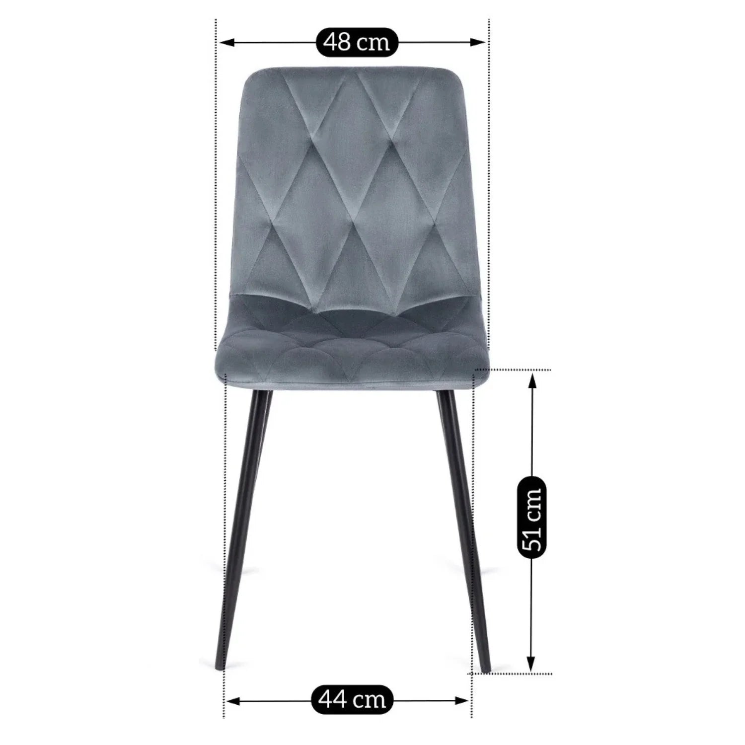 Elite ROBIN Grey Velvet Chair – A Fusion of Elegance and Comfort