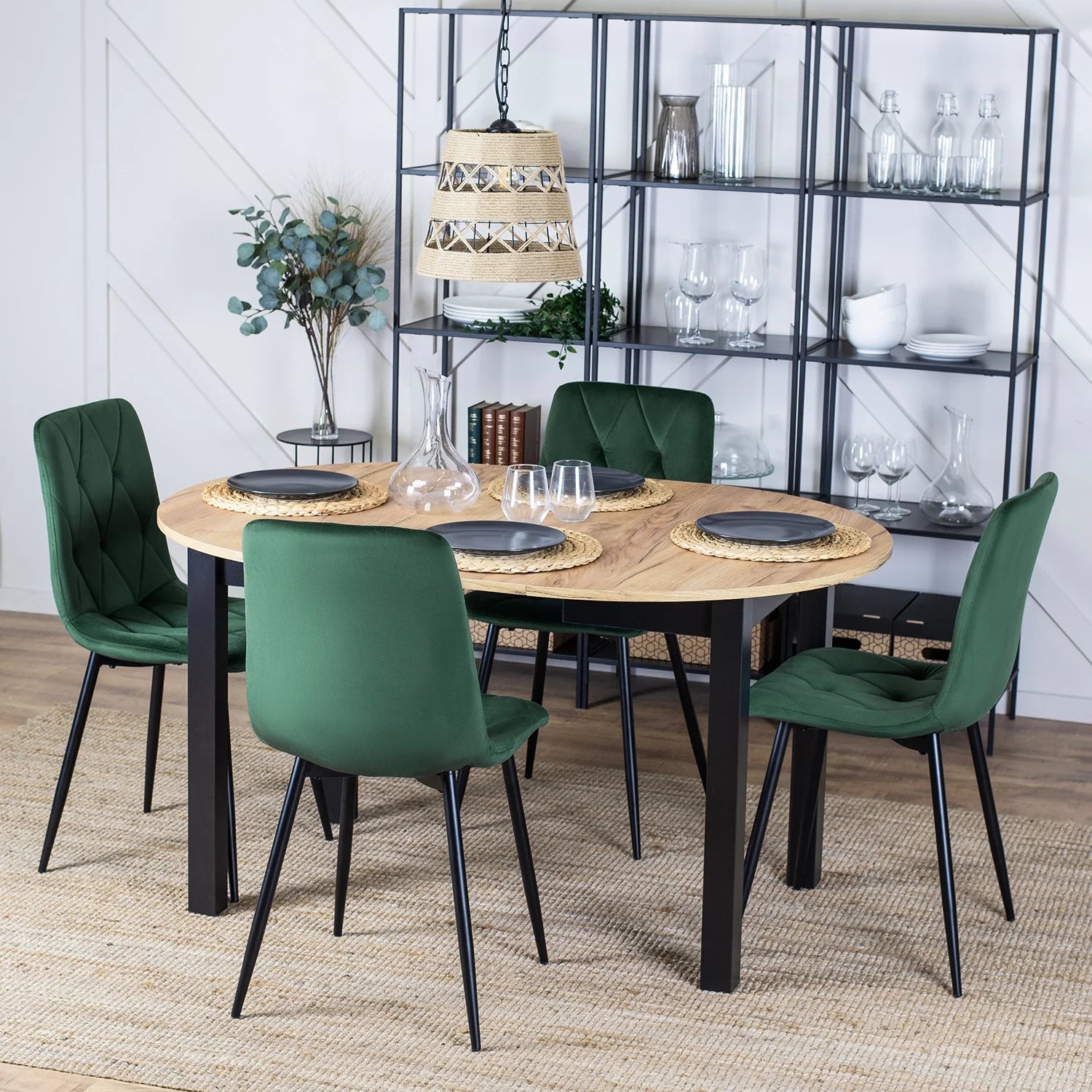 Elite ROBIN Green Velvet Chair – A Perfect Blend of Elegance and Comfort