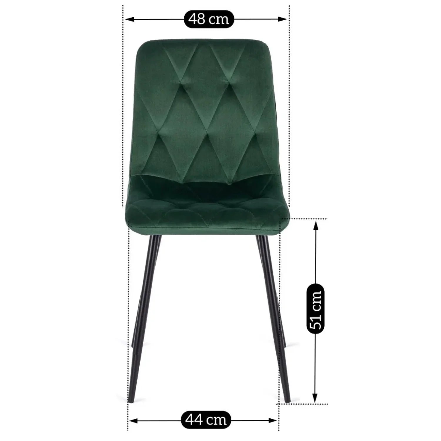 Elite ROBIN Green Velvet Chair – A Perfect Blend of Elegance and Comfort