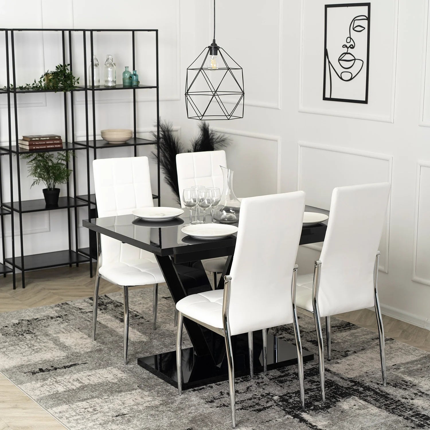 Elite MOLLY Chair – White Faux Leather