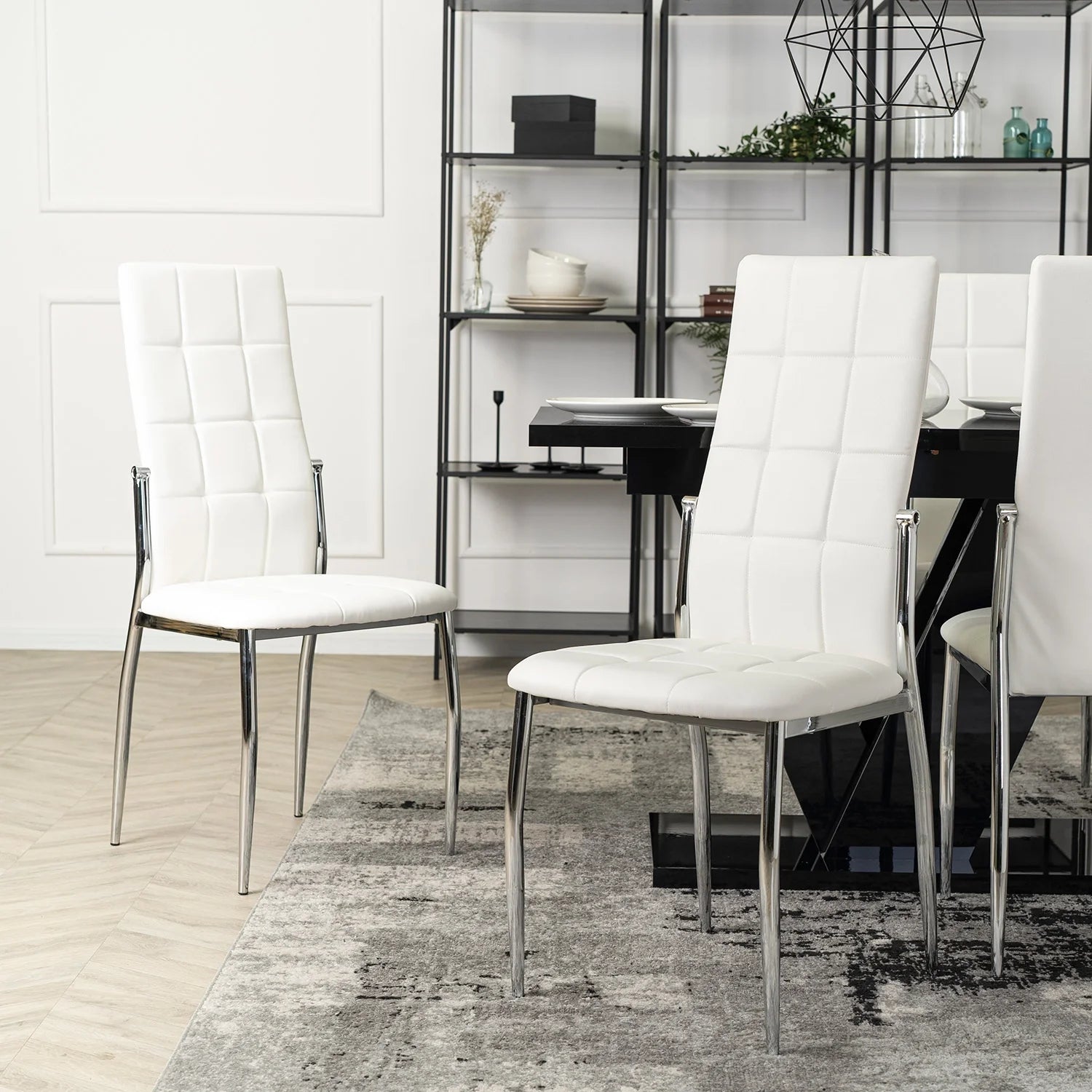 Elite MOLLY Chair – White Faux Leather