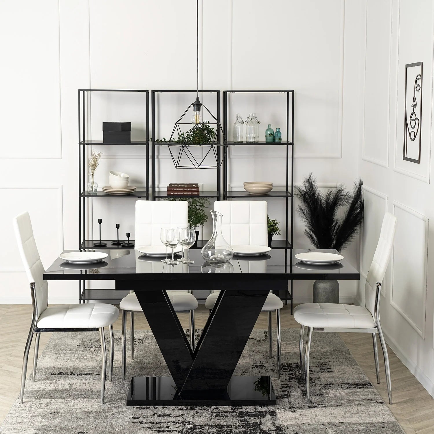 Elite MOLLY Chair – White Faux Leather