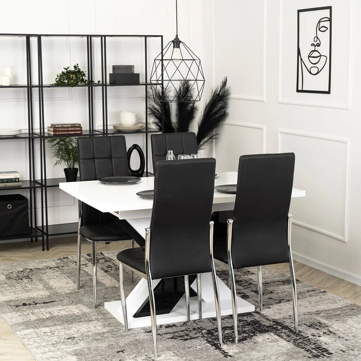 Elite MOLLY Chair – Black Eco-Leather