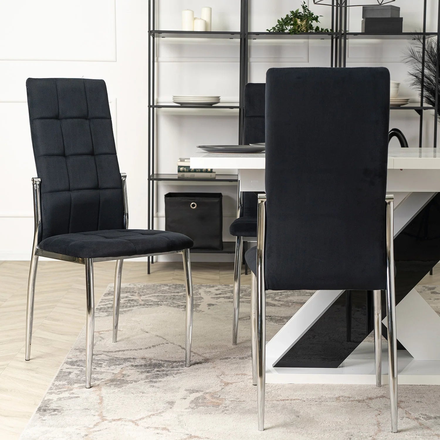 Elite MOLLY Chair – Black Velvet