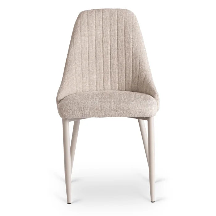 Elite TORINO Upholstered Dining Chair – Cream Modern