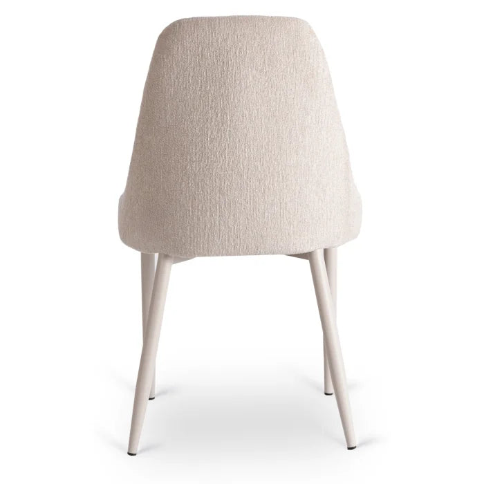Elite TORINO Upholstered Dining Chair – Cream Modern