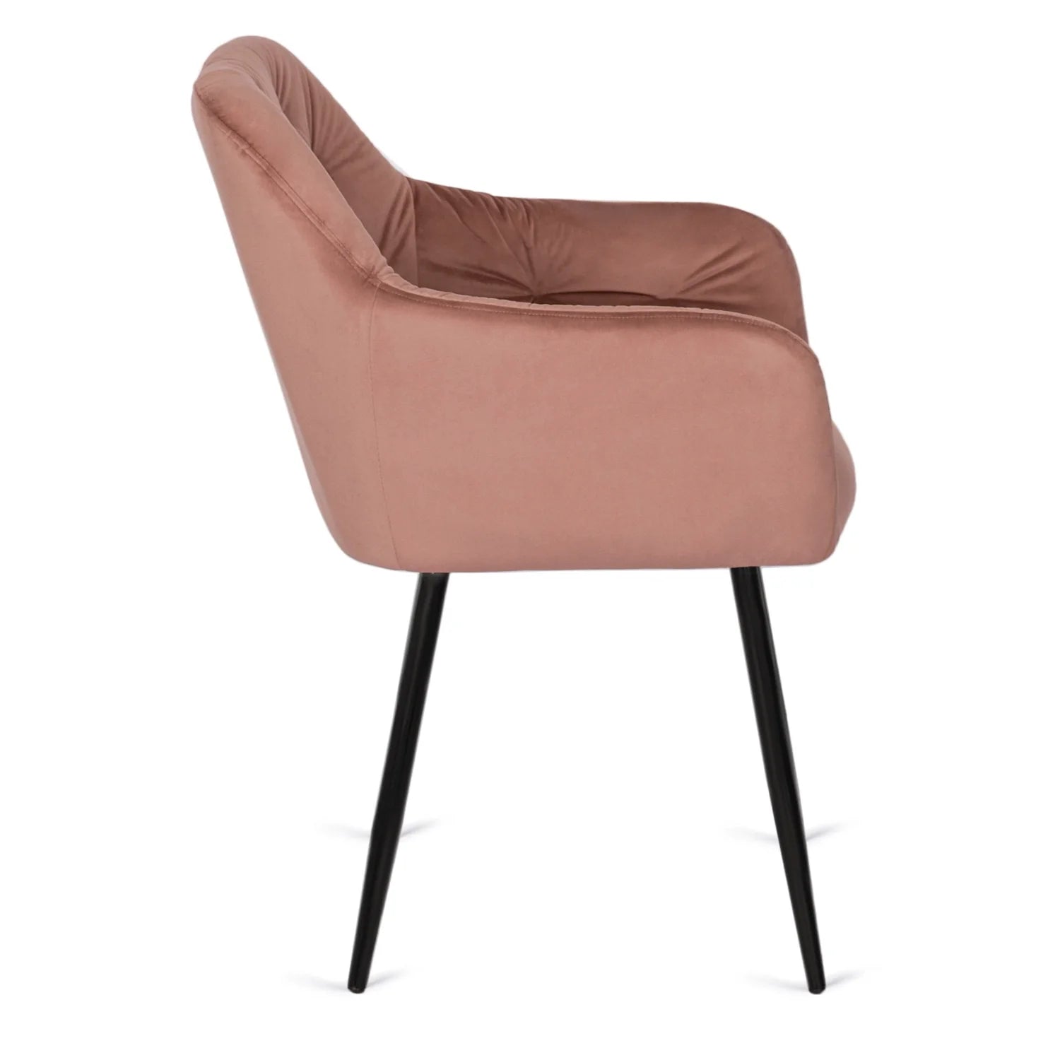 Elite VIKI Pink Velvet Chair – A Touch of Elegance & Comfort