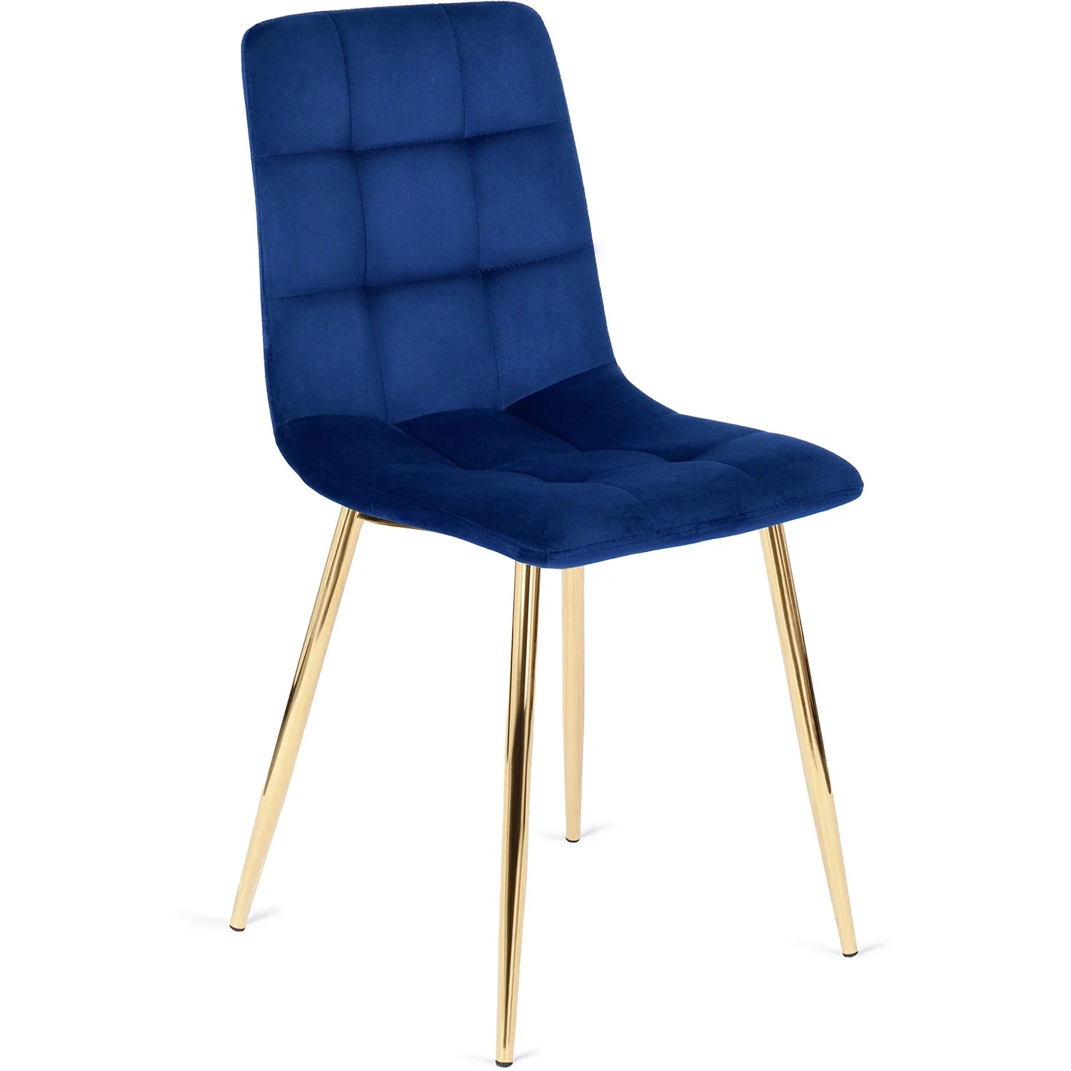 Elite YORK Navy Blue Velvet Chair – A Statement of Modern Luxury