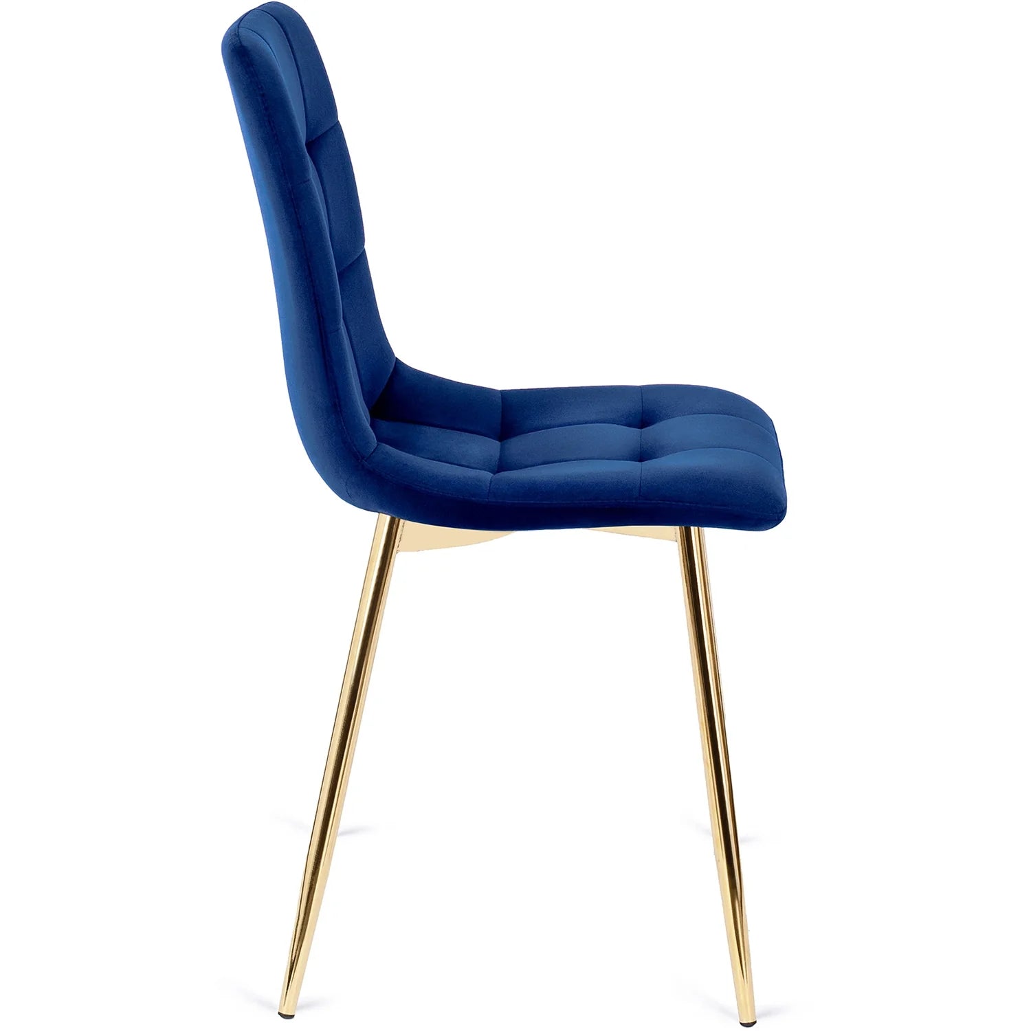 Elite YORK Navy Blue Velvet Chair – A Statement of Modern Luxury