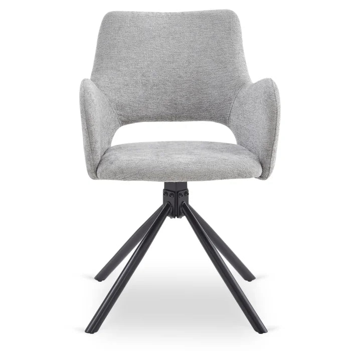 Elite FLAV Grey Modern Upholstered Chair