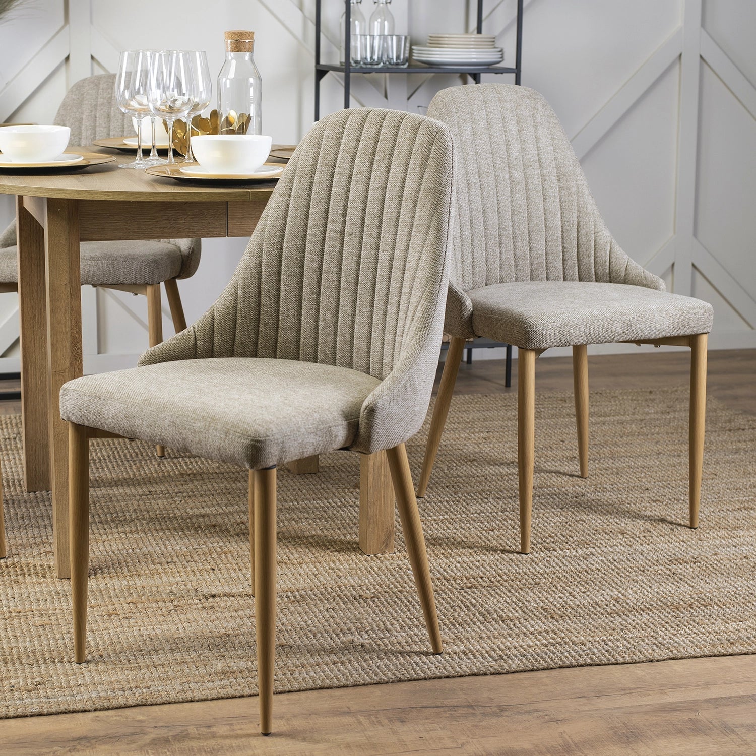 Elite TORINO Beige Fabric Chair – A Perfect Blend of Elegance & Comfort