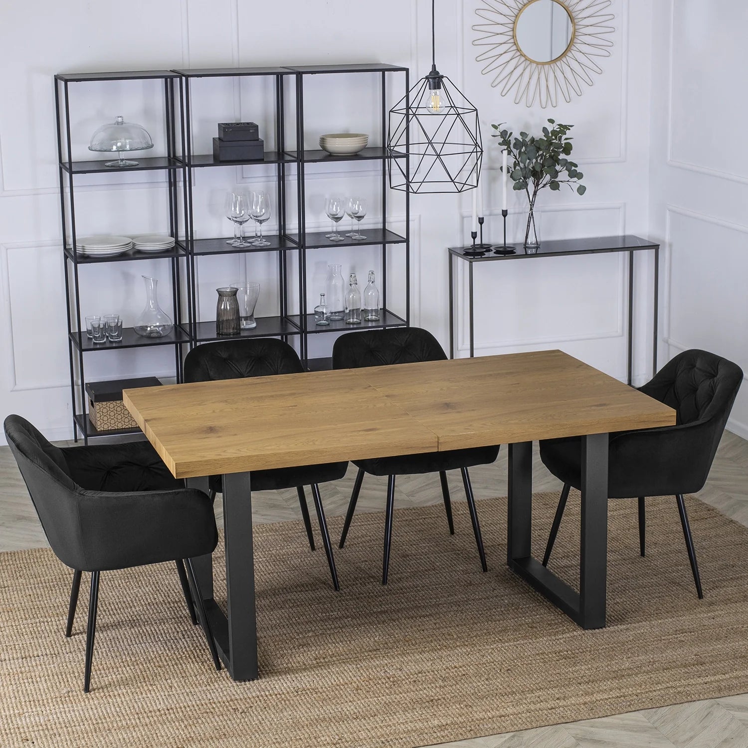 Elite VIKI Black Velvet Chair – Modern Elegance & Supreme Comfort