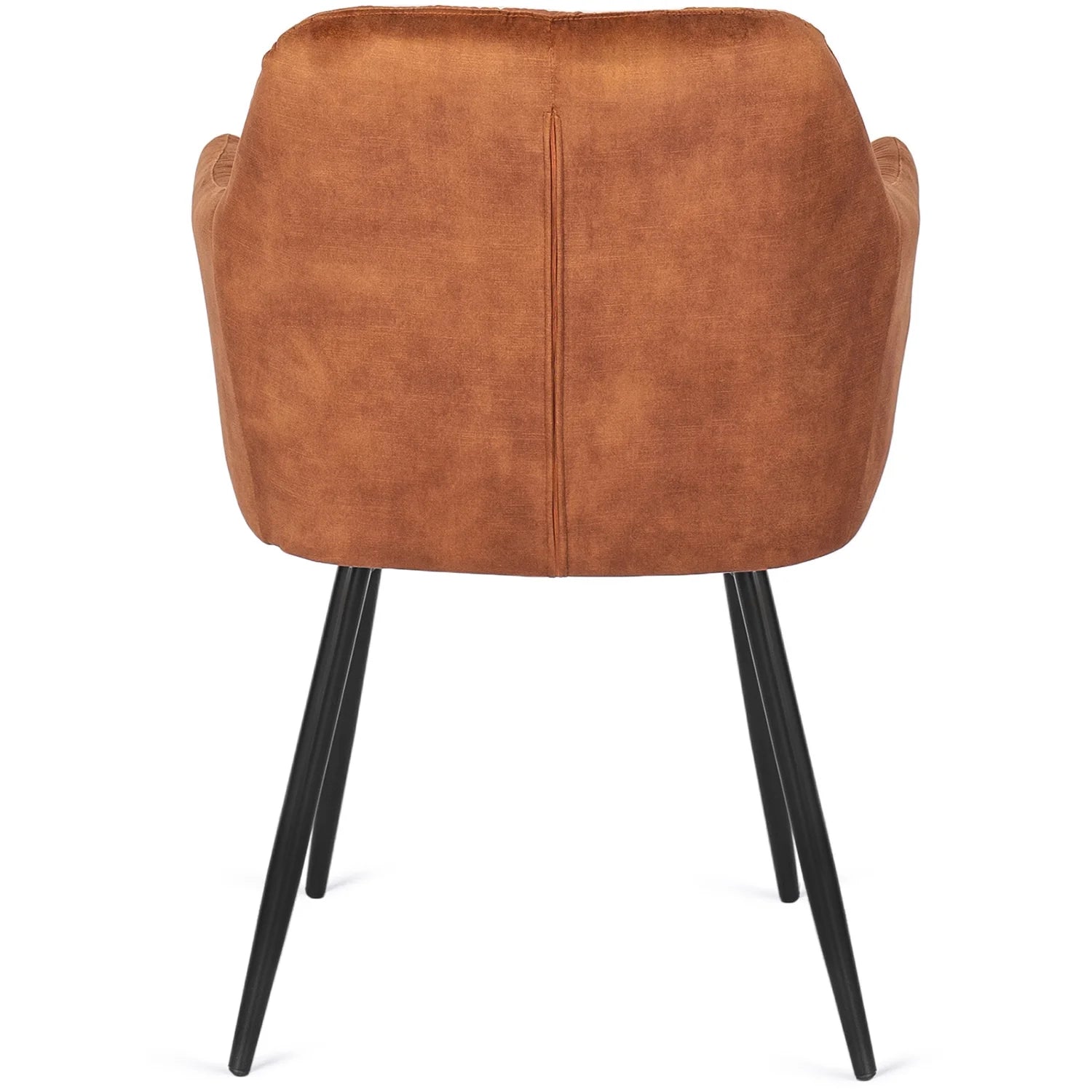 Elite VIKI Rust Velvet Chair – Ein Statement für Wärme und Eleganz