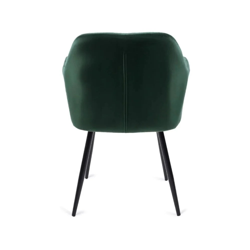 Elite VIKI Green Velvet Chair – Elegant & Cozy Seating