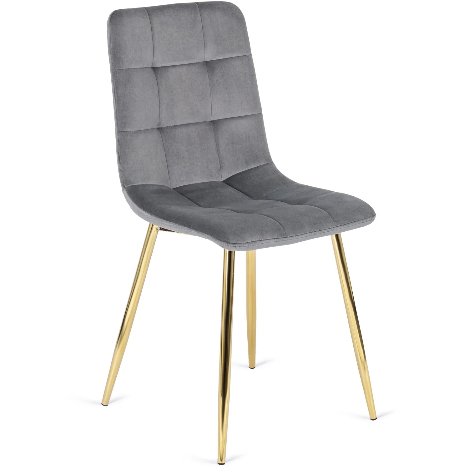 Elite YORK Grey Velvet Chair – A Touch of Glamour & Comfort