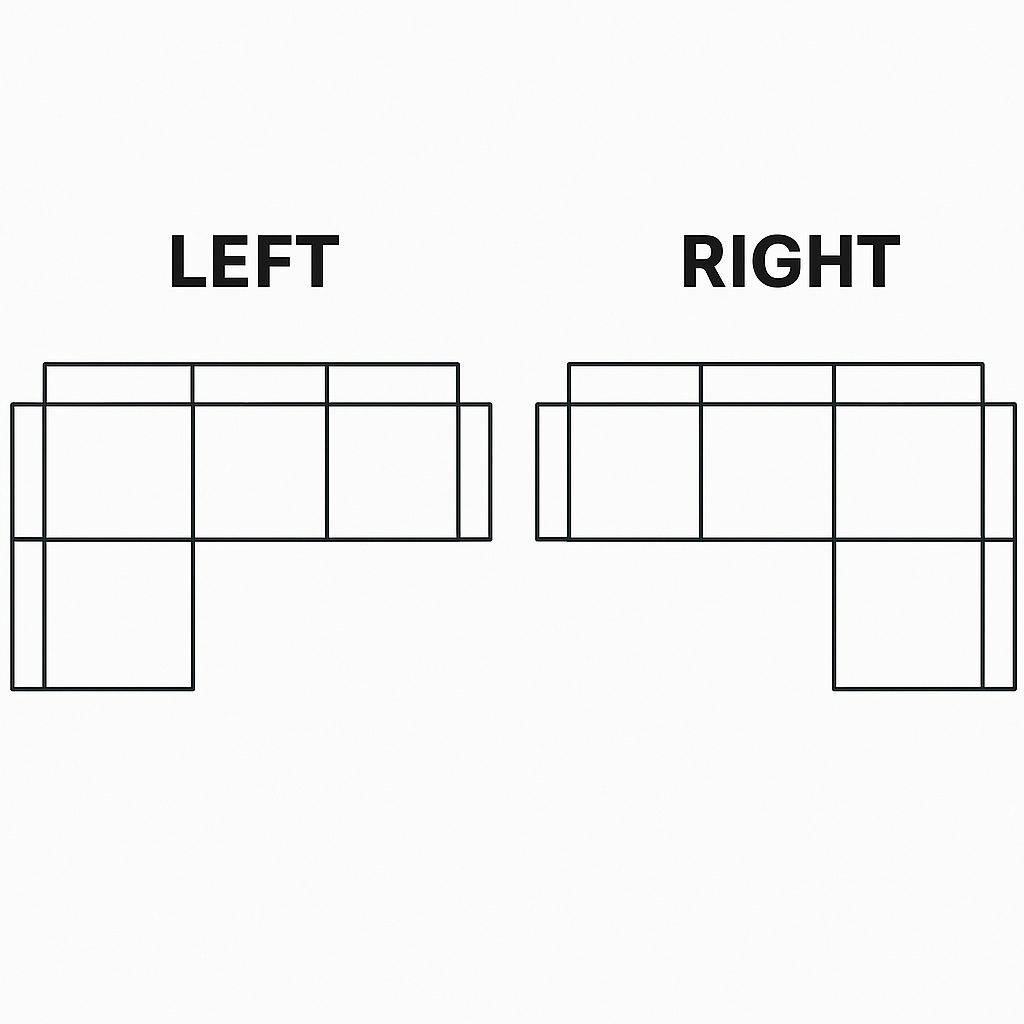 Lask AVESTA Corner Sofa – 284 x 166 cm – Left or Right Configuration