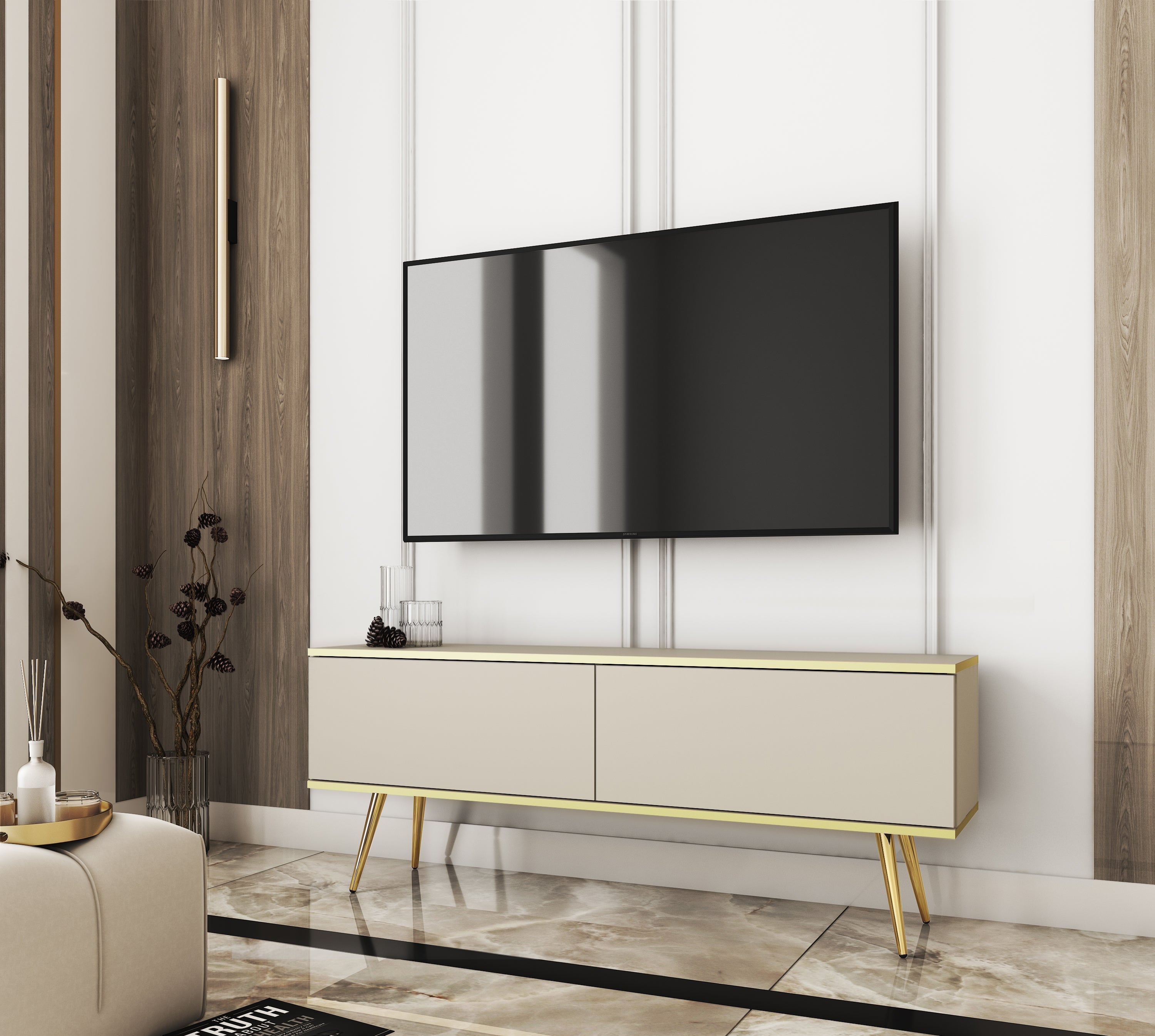 Oro TV Stand 135 - Modern Design with Versatile Configuration